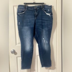 Ava Viv cropped Jeans